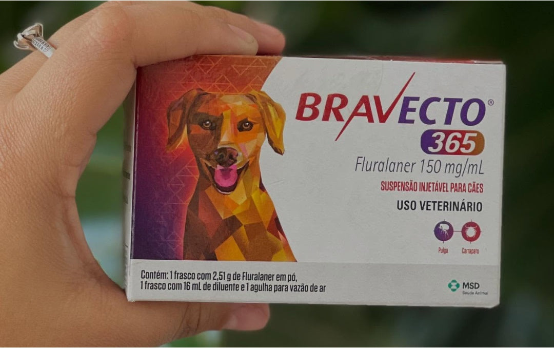 Bravecto 365: proteção total contra pulgas e carrapatos por um ano inteiro no seu cachorro!