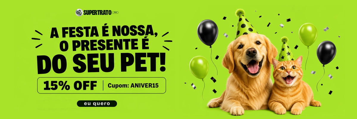 A Festa é Nossa, o Presente é do Seu Pet!