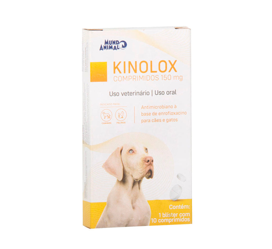Antibiótico Kinolox 150mg 10 comprimidos