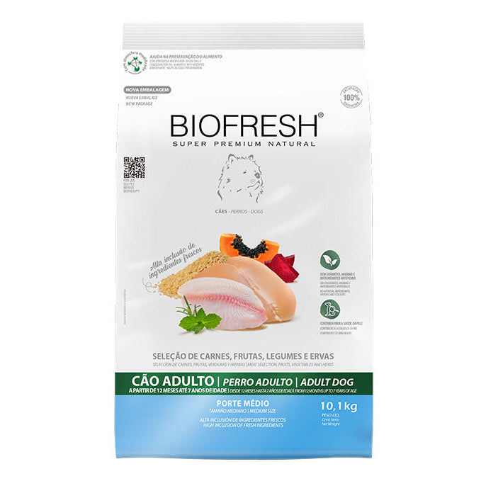 Ração Biofresh Cães Adultos Raças Médias 10kg