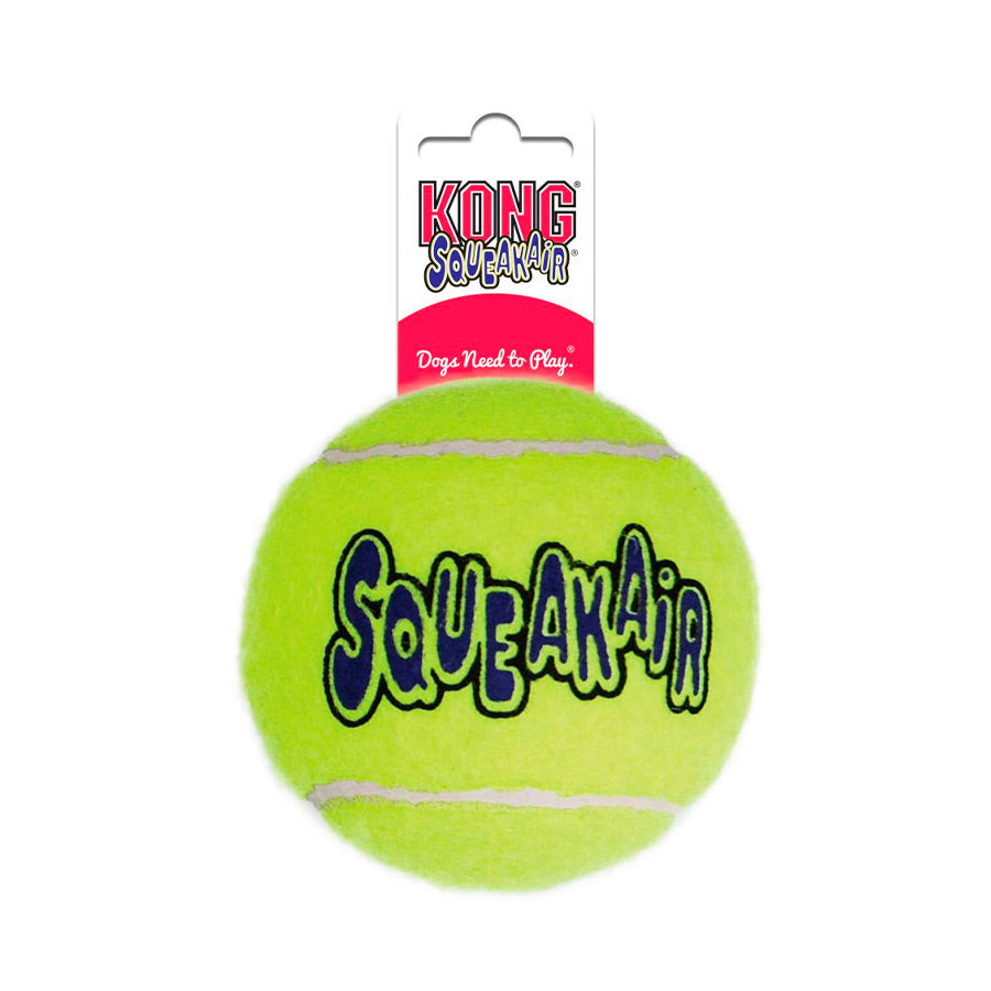 Brinquedo para Cachorro KONG AirDog Squeakair Bola de Tênis Extra Grande