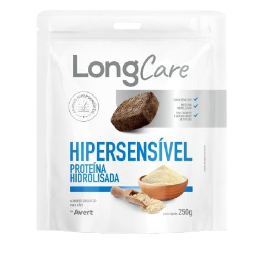 Petisco Natural para Cachorro LongCare Hipersensível Proteína Hidrolisada Avert 250g