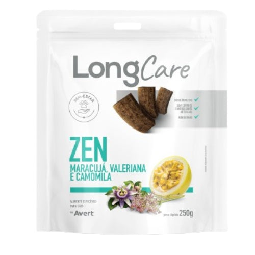 Petisco Natural para Cachorro LongCare Zen Avert 250g