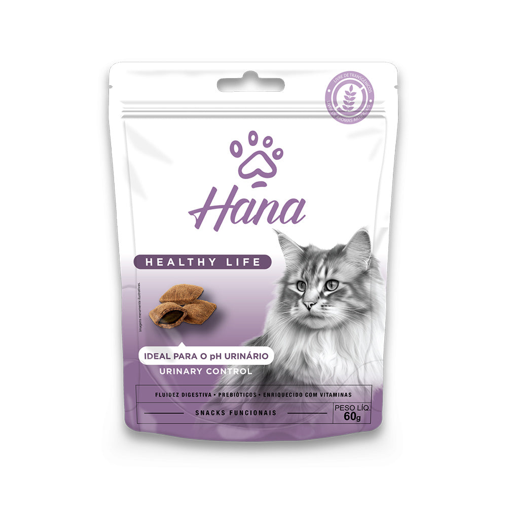 Snacks Hana Nuggets Controle Urinário para Gatos 60g