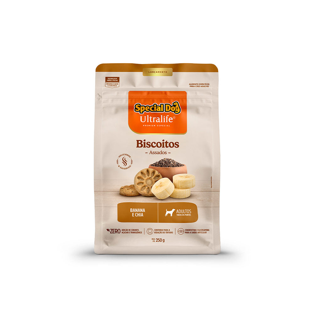 Biscoito Special Dog Ultralife Cães Adultos Banana 250g