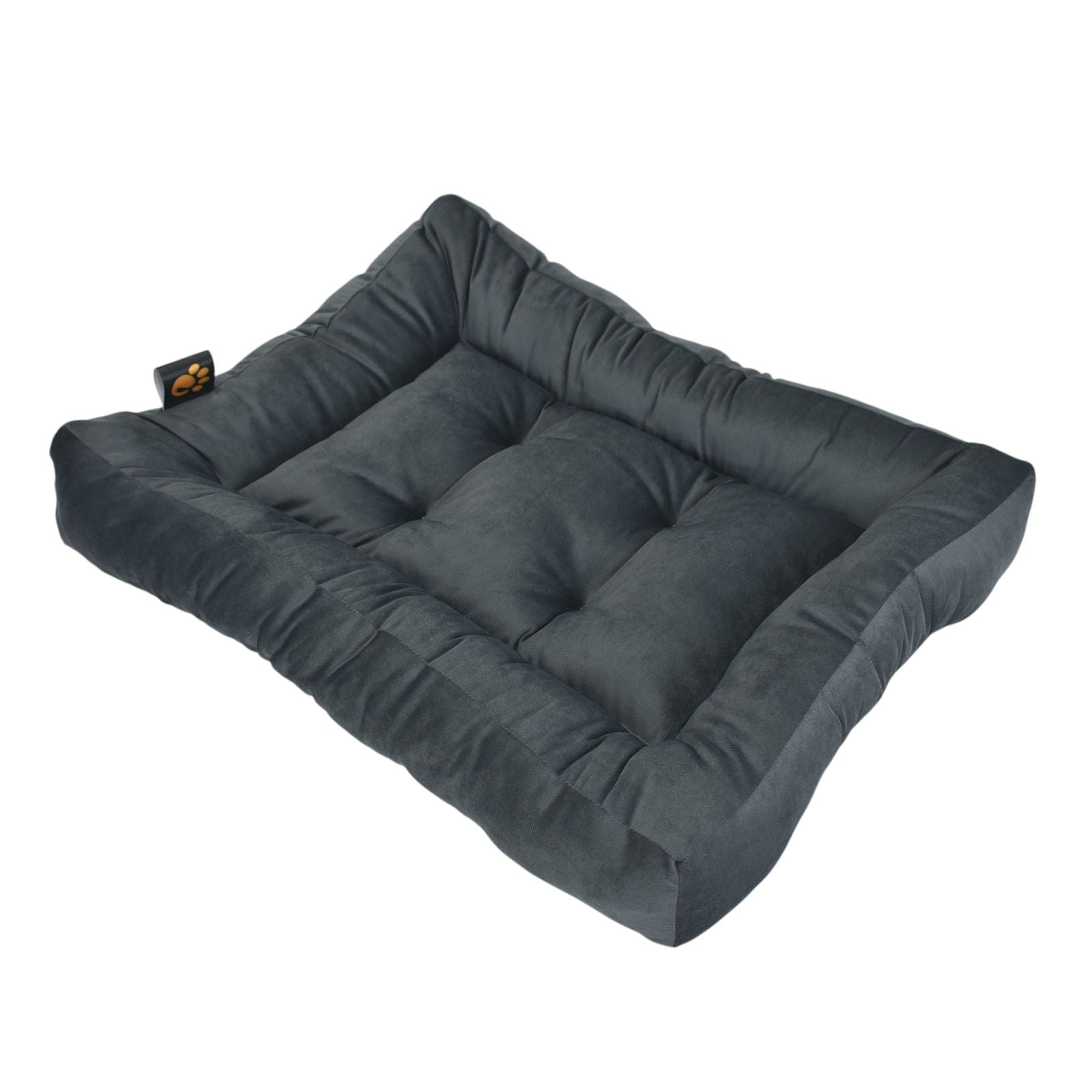 Cama para Cachorro Ferpa Pets Colchonete Quadrado Cinza G