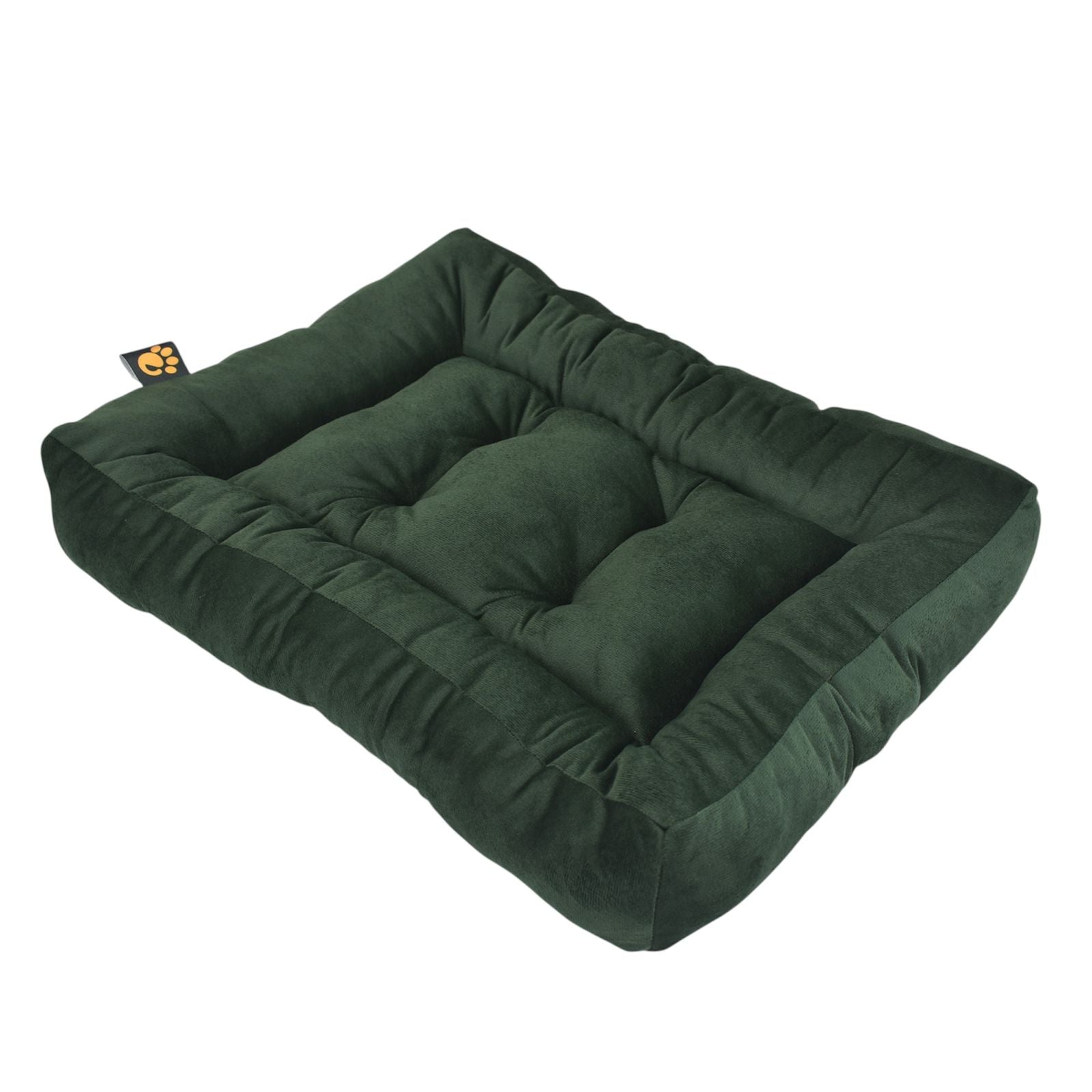Cama para Cachorro Ferpa Pets Colchonete Quadrado Verde Escuro P