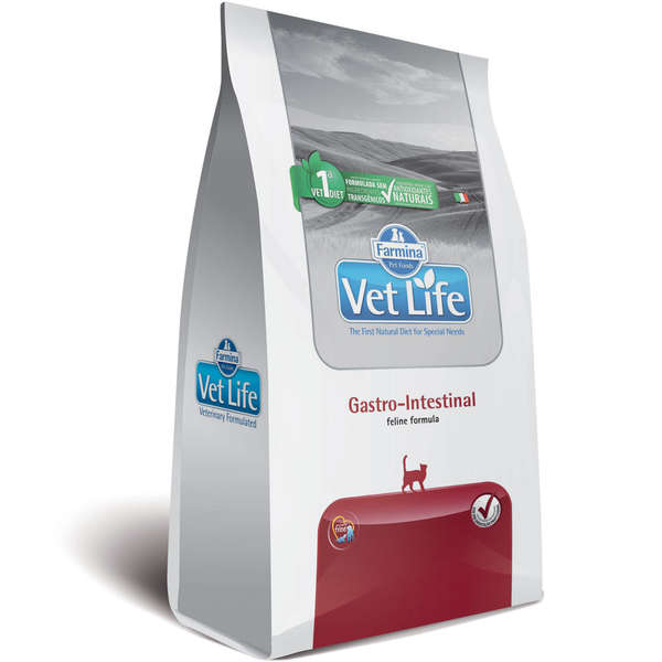 Ração Vet Life Gastro Intestinal Gato 400g