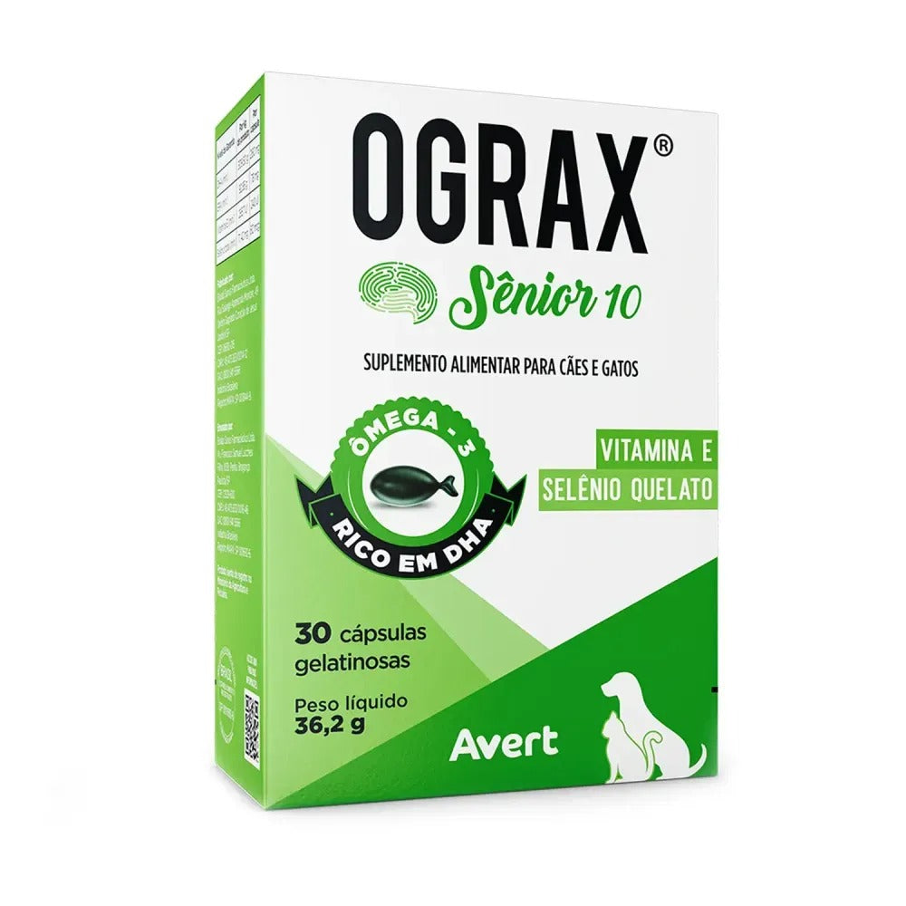 Suplemento Alimentar Ograx Sênior 10 30 cápsulas