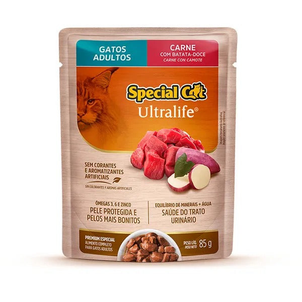 Alimento Úmido Special Cat Ultralife Gatos Adultos Cordeiro 85g