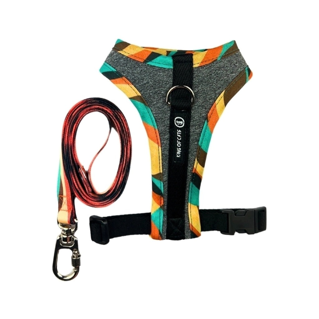 Peitoral King Of Dogs Neoprene Slim Cat Mesh Mescla