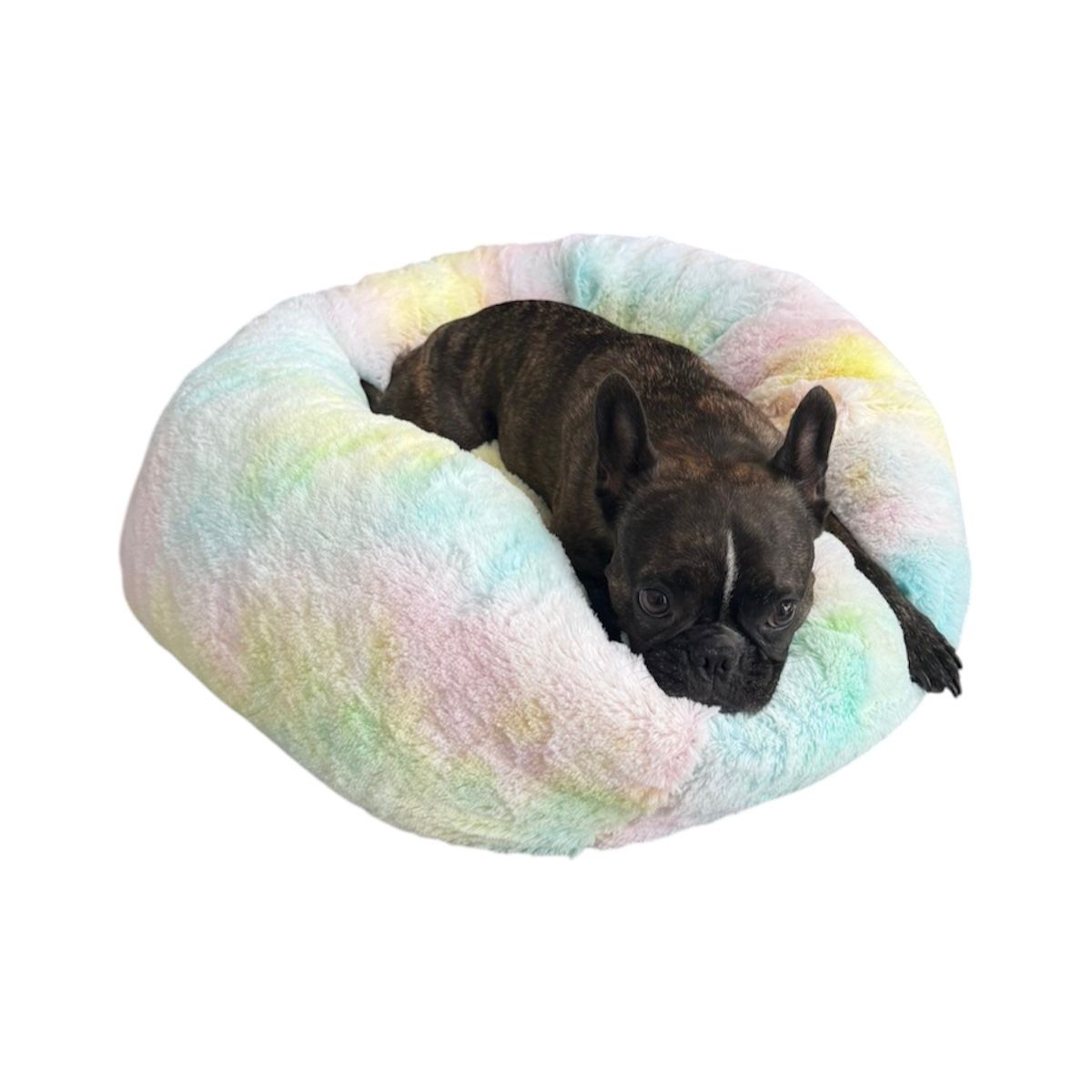 Cama Bicho com Luxo Puff Nuvem Tie Dye G