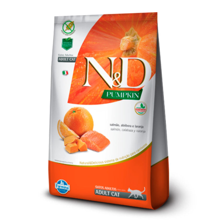 Ração N&D Pumpkin Gatos Adultos Salmão 400g