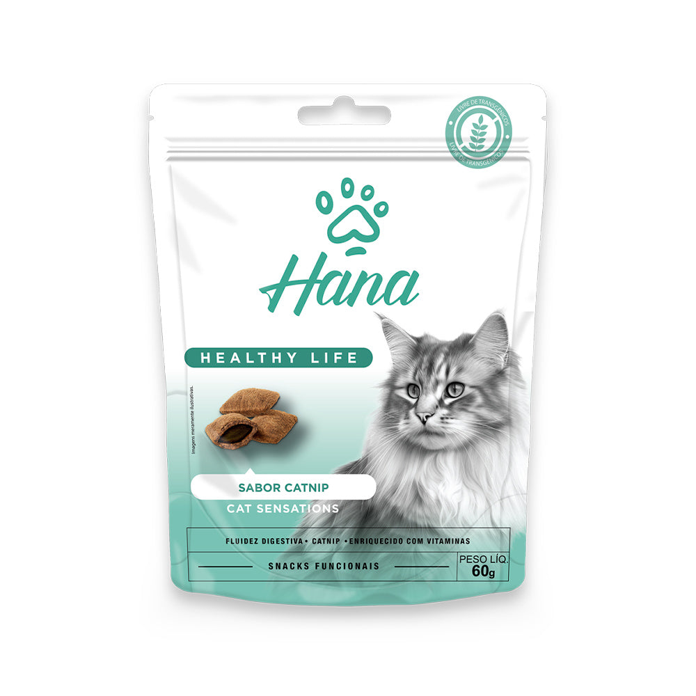 Snacks Hana Nuggets Sensations Catnip para Gatos 60g