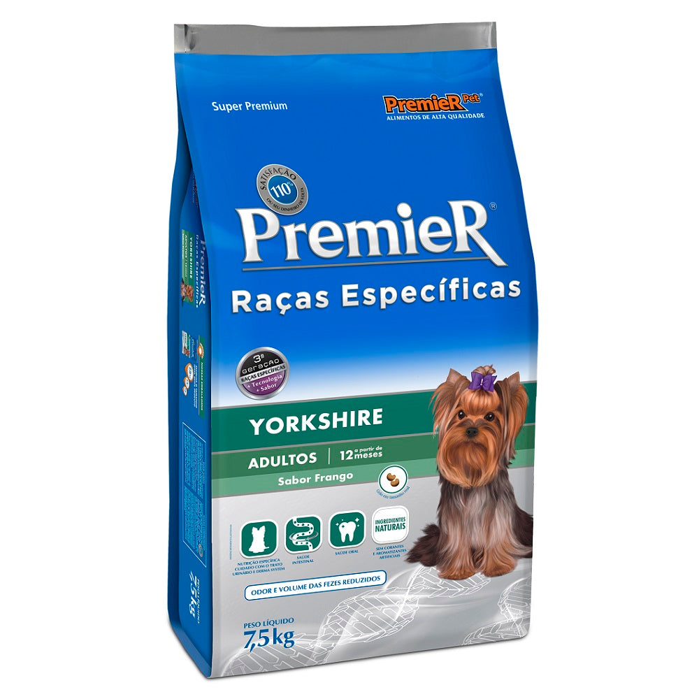 Ração Premier Raça Específica Yorkshire Adulto 7,5kg
