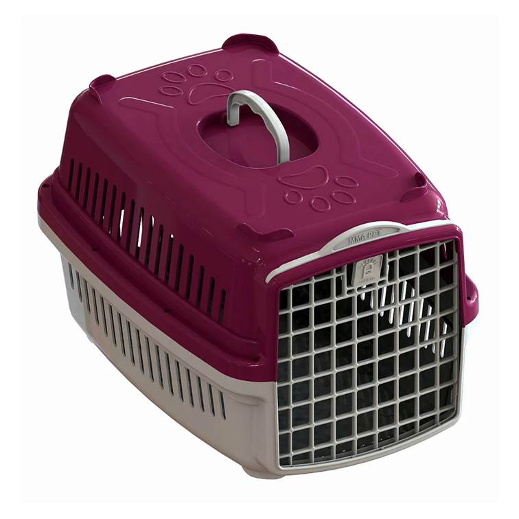 Caixa de Transporte MMA Pet Pata Forte Vinho n3