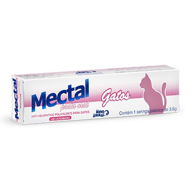 Vermífugo Mectal Pasta Gatos 3,6g