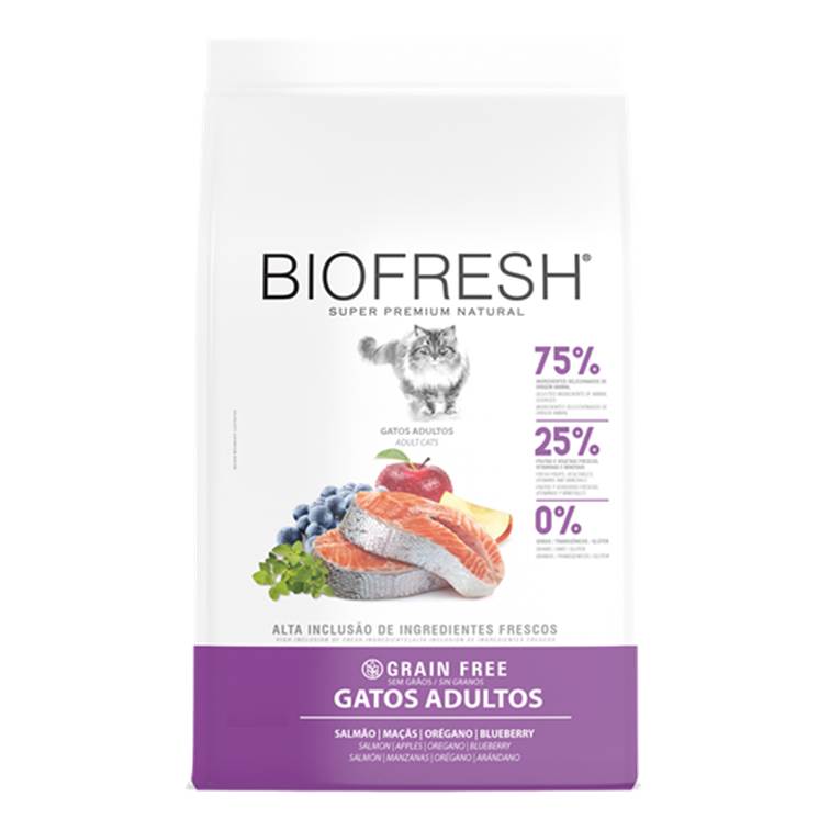 Ração Biofresh Gatos Adultos Salmão 1,5kg
