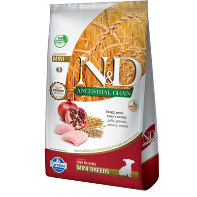 Ração N&D Ancestral Cães Filhotes Mini Frango 2,5kg