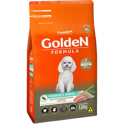 Ração Golden Fórmula Cães Adultos Mini Bits Frango e Arroz 1kg