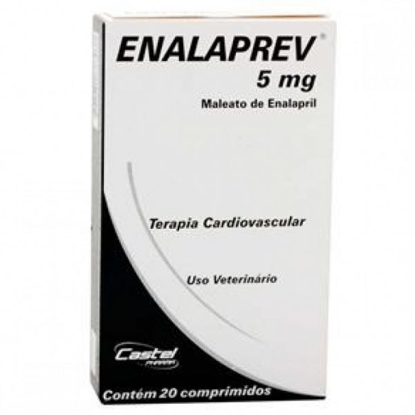 Enalaprev 5mg 20 Comprimidos