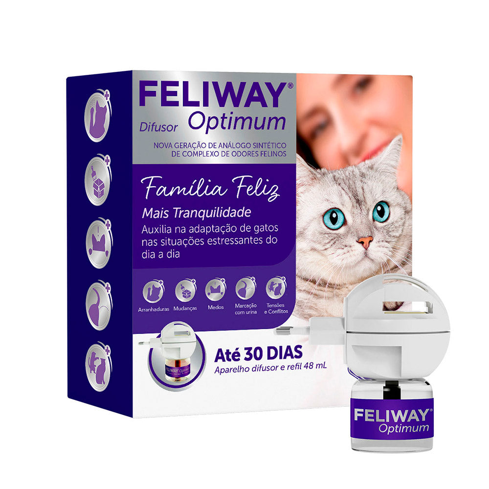 Feliway Optimum Difusor com Refil 48ml