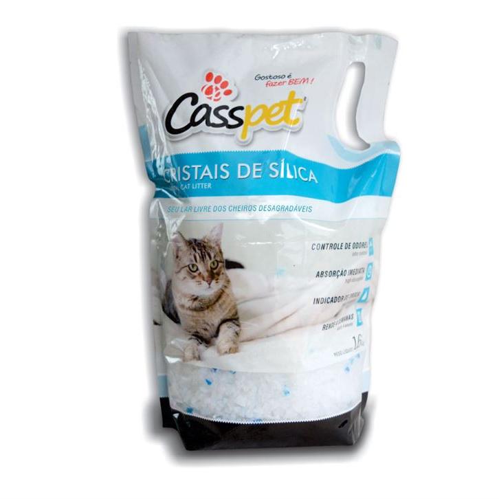 Cristais de Sílica Higiênica Casspet 1,6kg