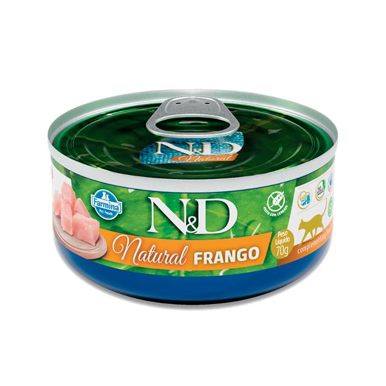 Alimento Úmido para Gato N&D Frango 70g