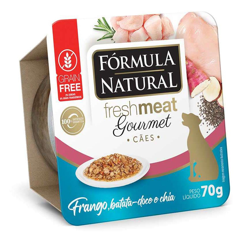 Alimento Úmido para Cachorro Fórmula Natural Fresh Meat Gourmet Frango 70g