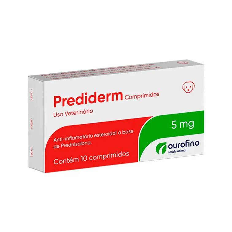 Anti-inflamatório Prediderm 5mg 10 comprimidos