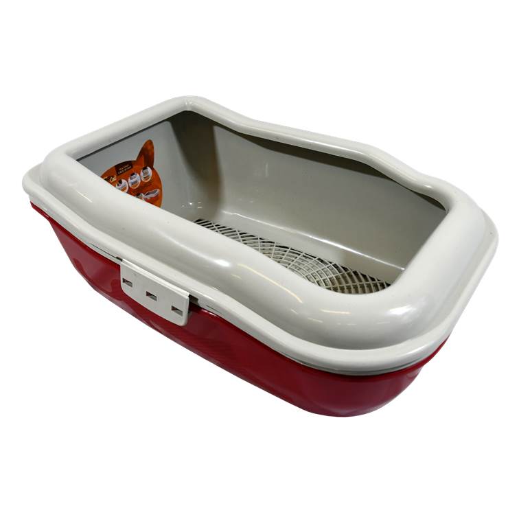 Bandeja Sanitária para Gatos DuraCat Furbox Vermelho