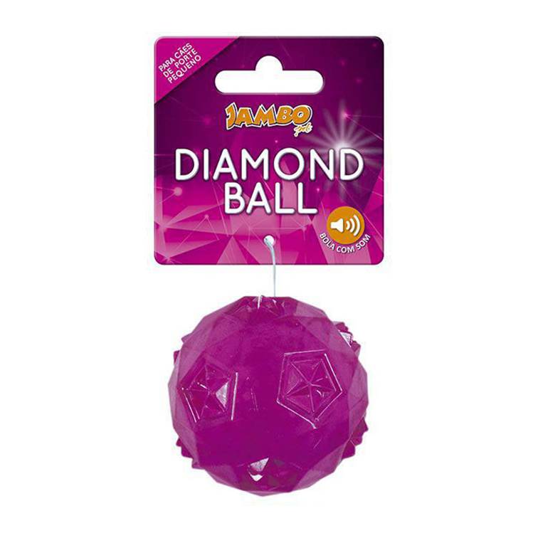 Brinquedo Jambo Bola Diamond Rosa Grande