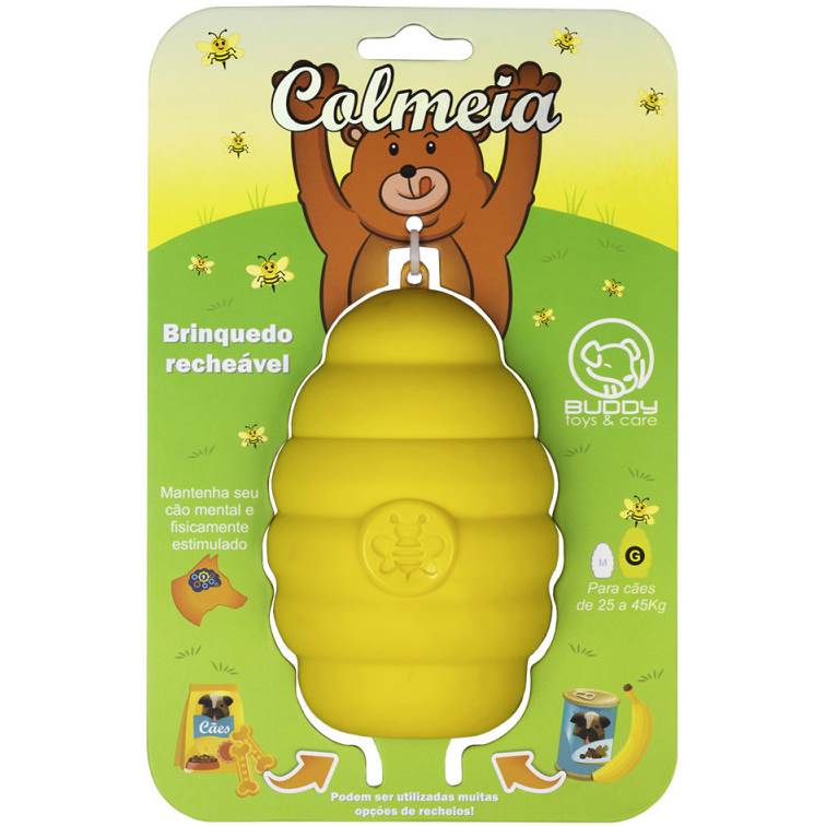 Brinquedo para Cachorro Buddy Toys Colmeia Recheavél G