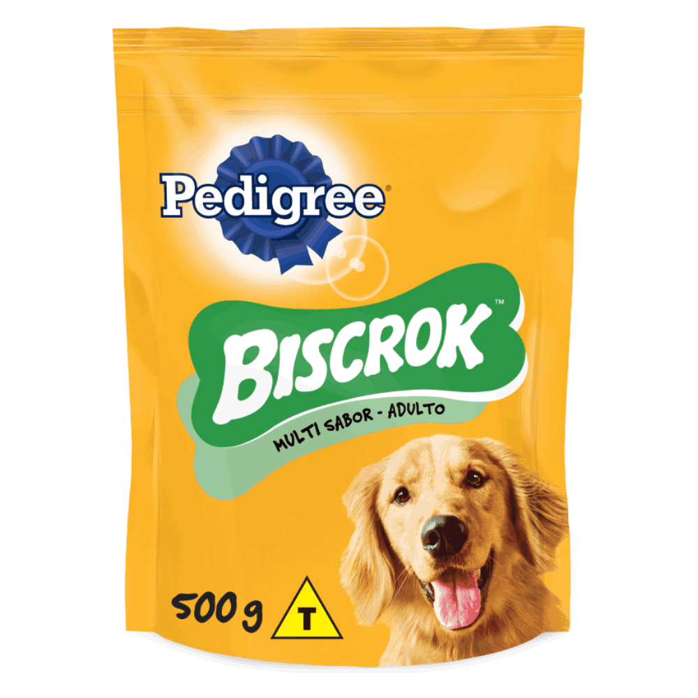 Biscoito Pedigree Biscrok Multi Cachorro Adulto 500g