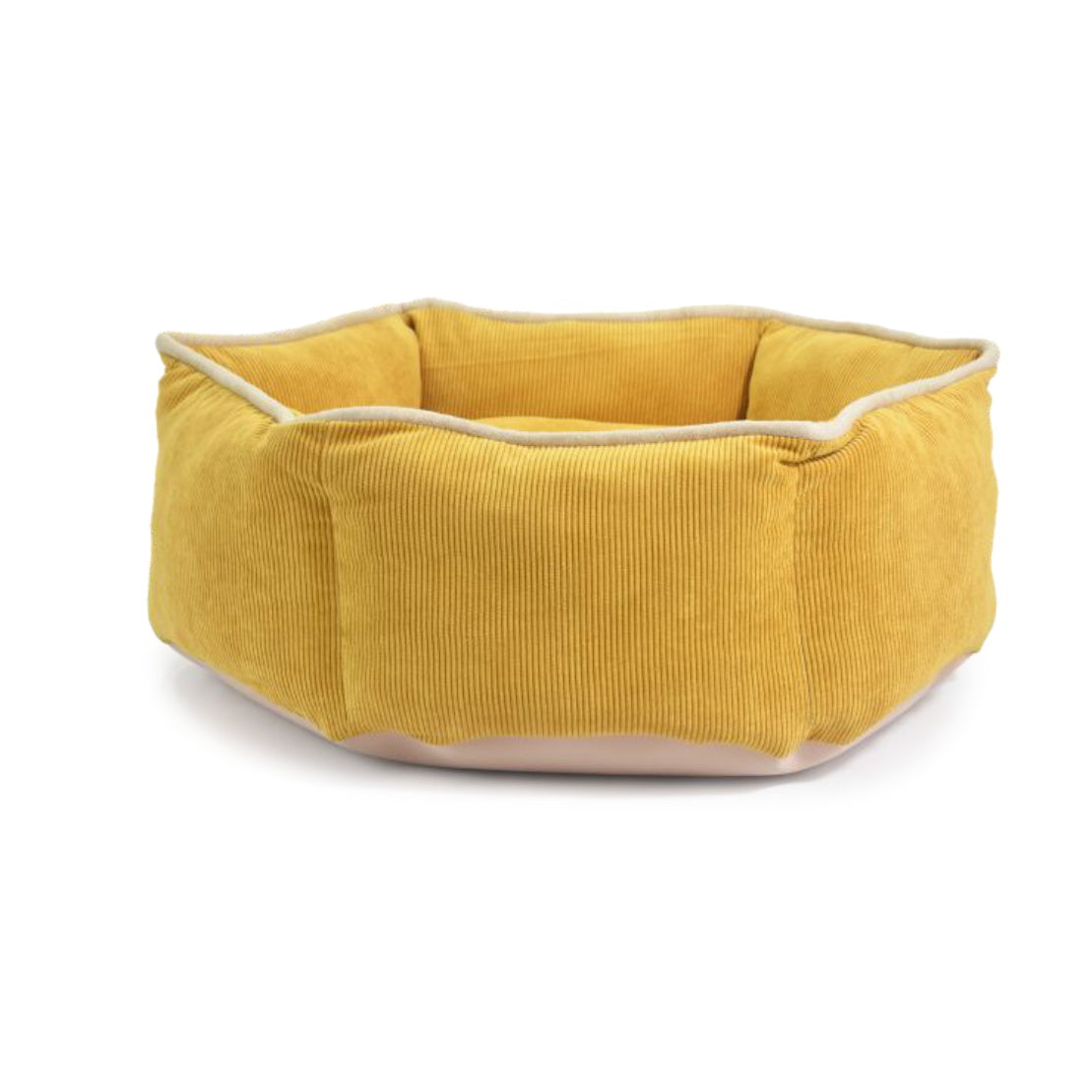 Cama para Cachorro Ferpa Pets Veludo Mostarda 56x23cm