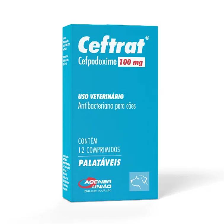 Ceftrat Agener União 100mg 12 comprimidos