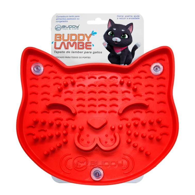 Comedouro Interativo Lambe Gatos Buddy Toys