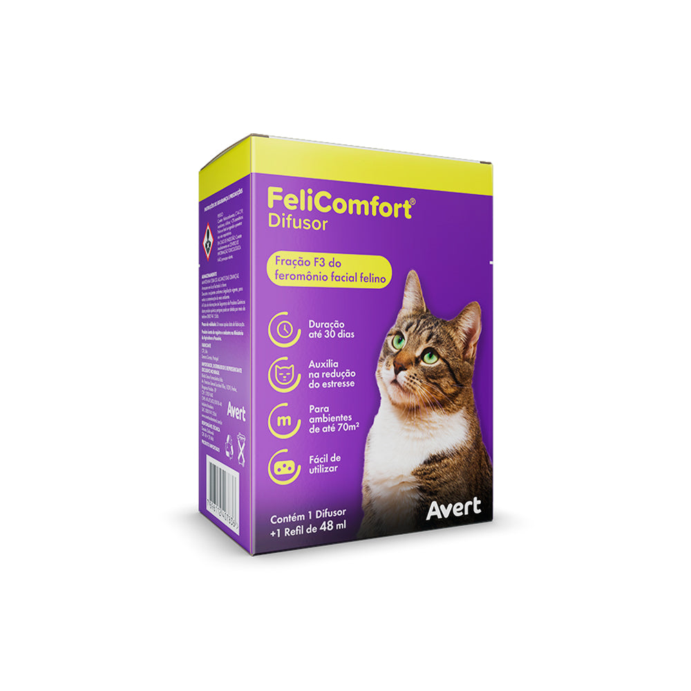 Difusor + Refil Educador para Gatos FeliComfort Avert 48ml