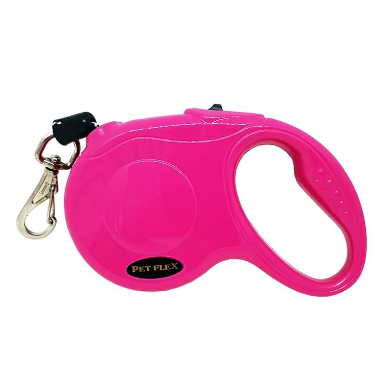 Guia Retrátil Pet Flex Premium Rosa até 18kg