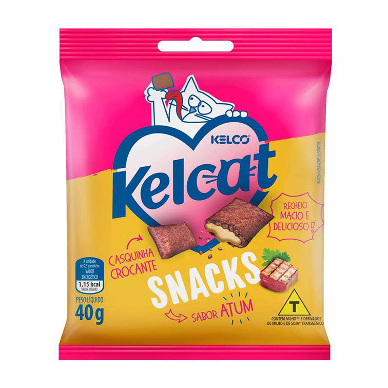 Petisco para Gato Kelcat Snack Atum 40g