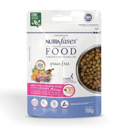 Alimento Seco para Cachorro Nutrafases Food Grain Free 700g