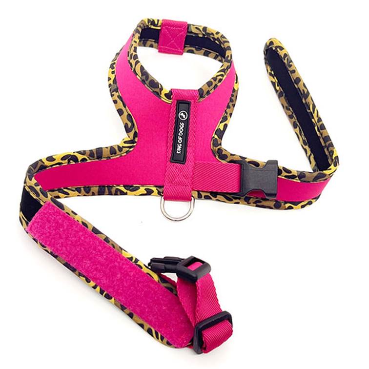 Peitoral Slim Dog King Of Dogs Onça Pink M