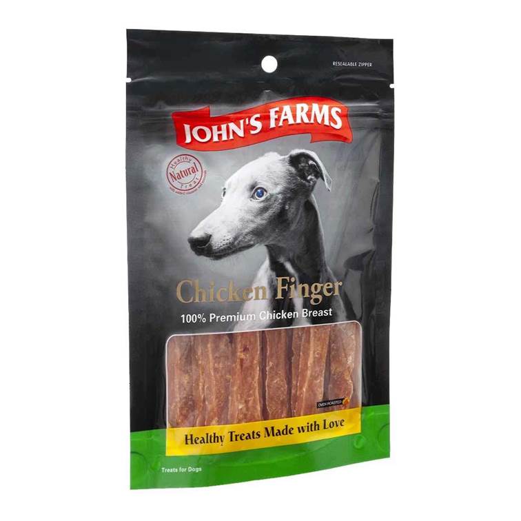 Petisco John's Farms Tirinhas Peito de Frango 100g