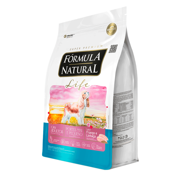 Ração Fórmula Natural Life Cães Adultos Raças Mini e Pequena 15kg