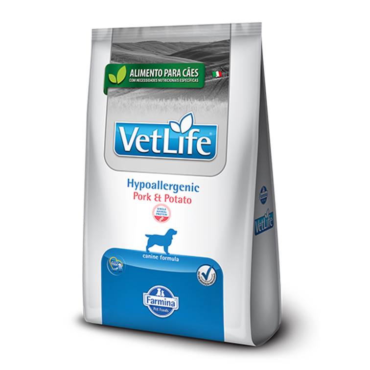 Ração Farmina Vet Life Hypo Pork & Potato Cão 2kg