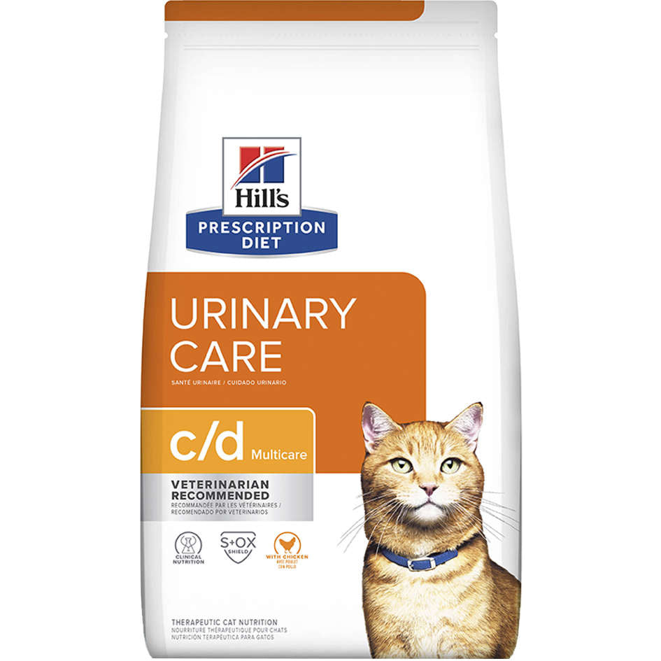 Ração Hills Prescription Diet C/D Multicare Cuidado Urinário para Gatos Adultos 3,85kg