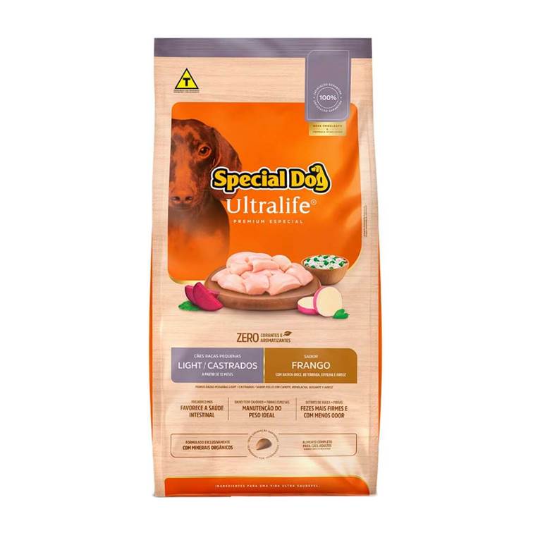 Ração Special Dog Ultralife Cães Raças Pequenas 1kg