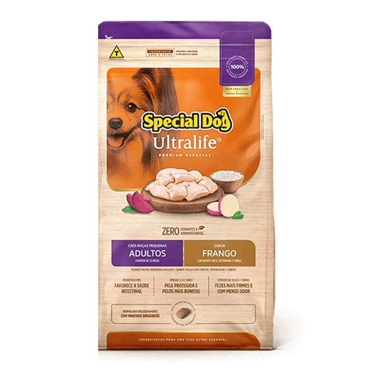 Ração Special Dog Ultralife Cães Raças Pequenas Adulto Frango 15kg