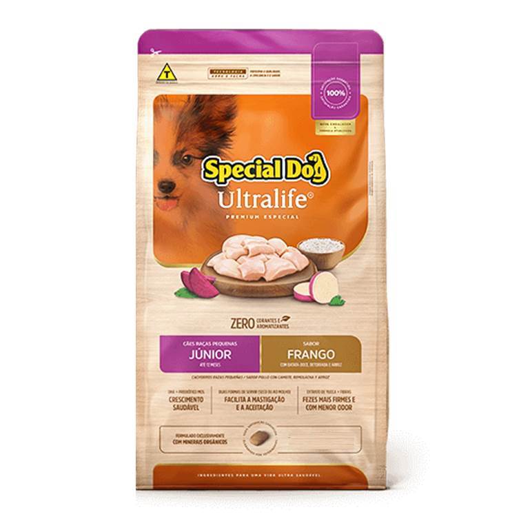 Ração Special Dog Ultralife Cães Raças Pequenas Filhotes Frango 3kg