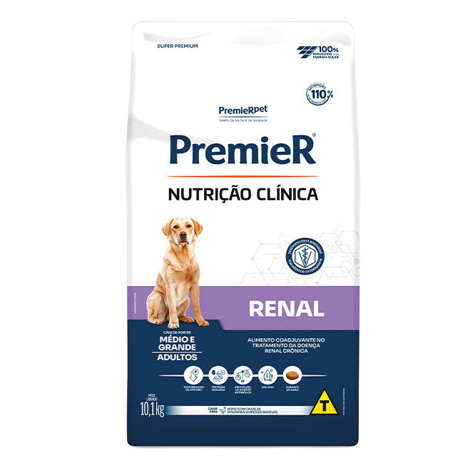 Ração Premier Nutrição Clínica Renal Cão Adulto 10,1kg